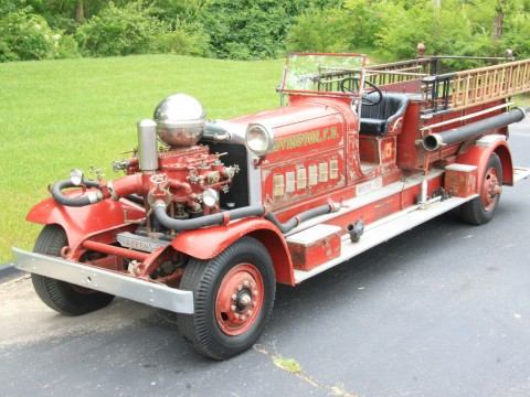 1933 Ahrens Fox CT4 Triple Pumper Firetruck for sale