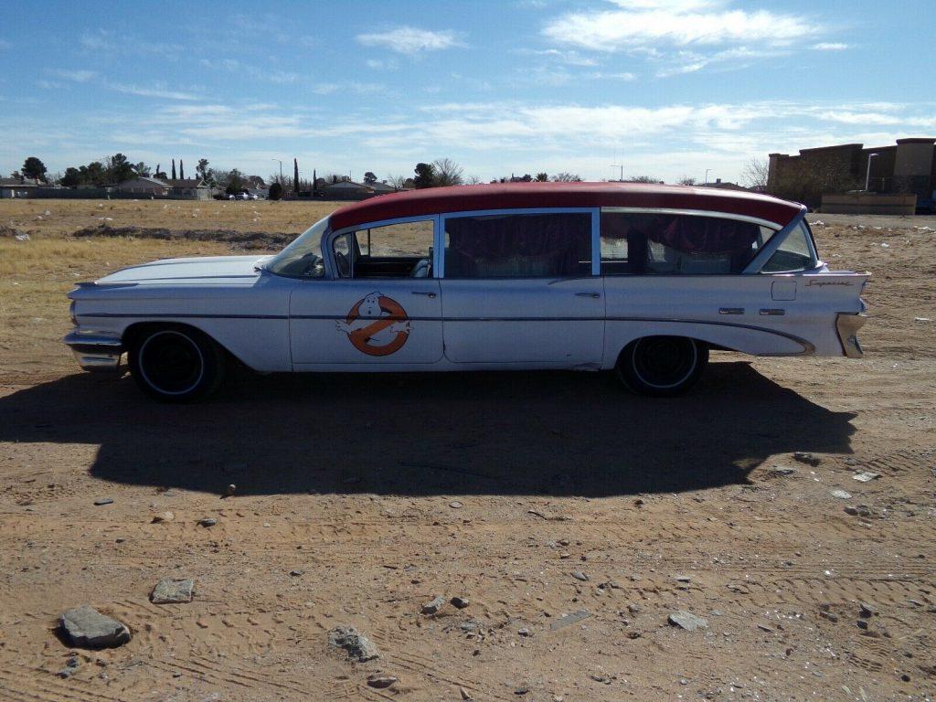 Ghost of Ghostbusters 1959 Pontiac Superior Coach Corp Ambulance/Hearse