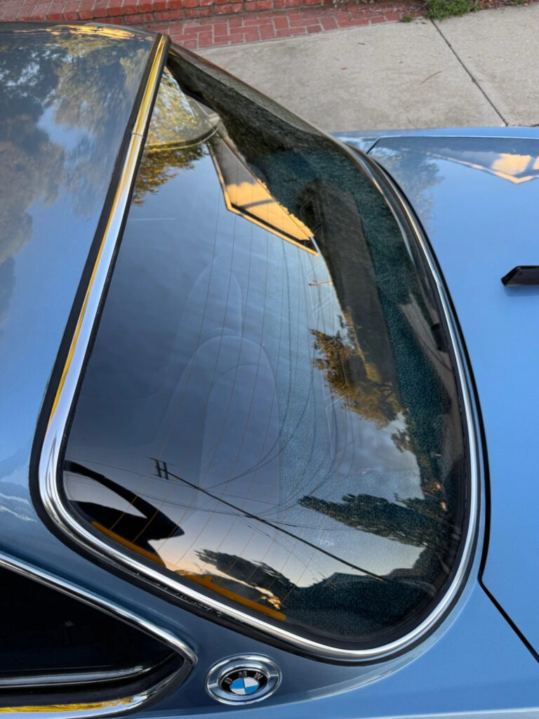 1975 BMW L9 3.0cs European Classic CAR Fjord Metallic BLUE Velore Seats 4 Speed