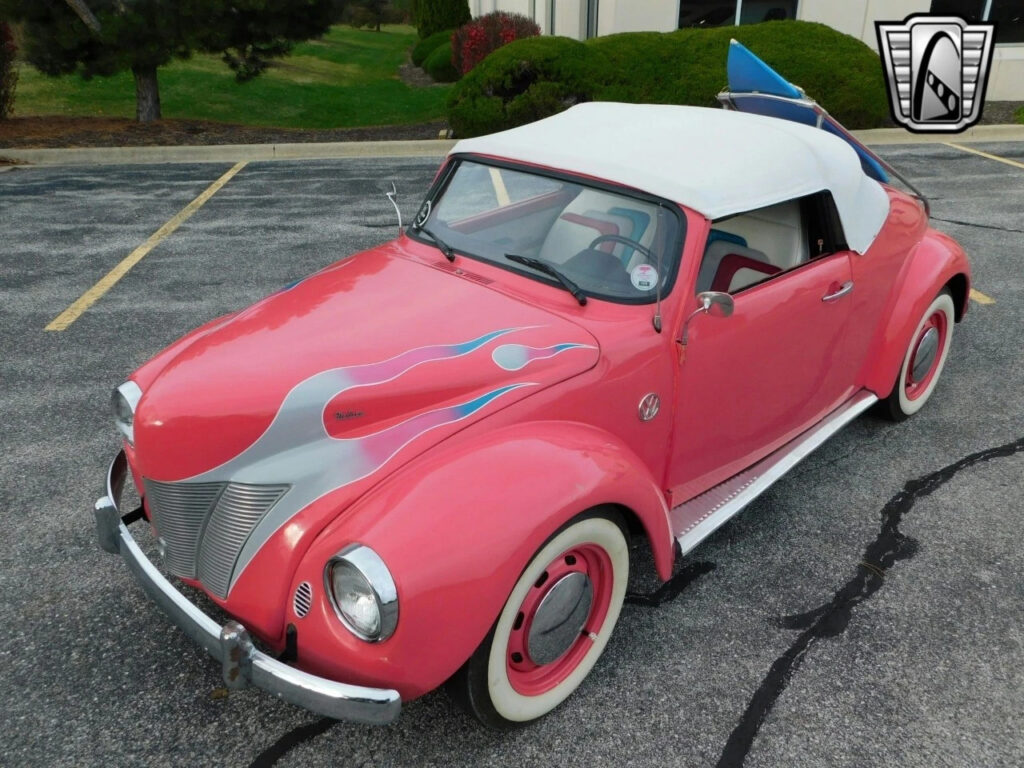 Hot Coral 1973 Volkswagen Beetle Coupe 1600cc V4 Other Manual