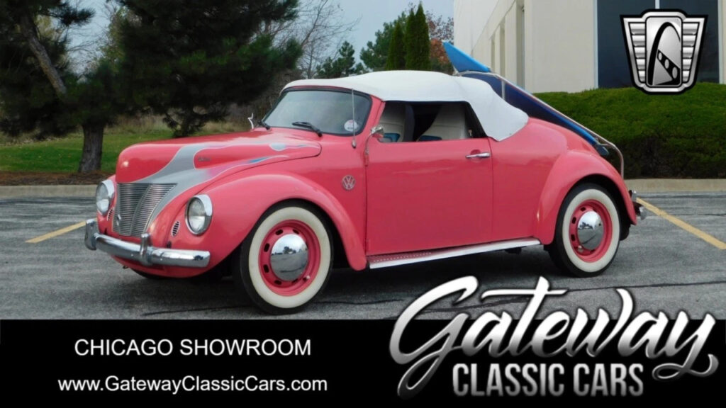 Hot Coral 1973 Volkswagen Beetle Coupe 1600cc V4 Other Manual