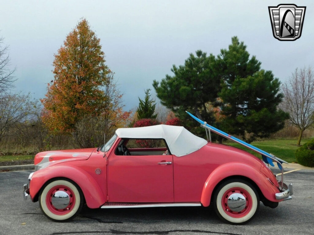Hot Coral 1973 Volkswagen Beetle Coupe 1600cc V4 Other Manual