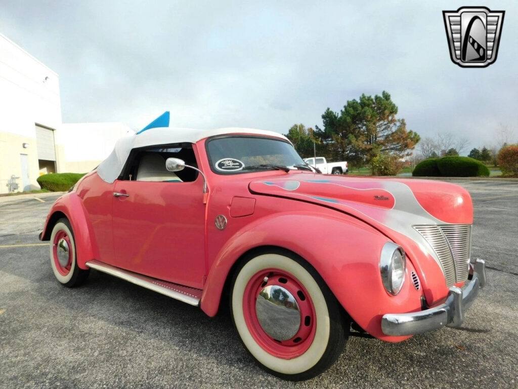 Hot Coral 1973 Volkswagen Beetle Coupe 1600cc V4 Other Manual