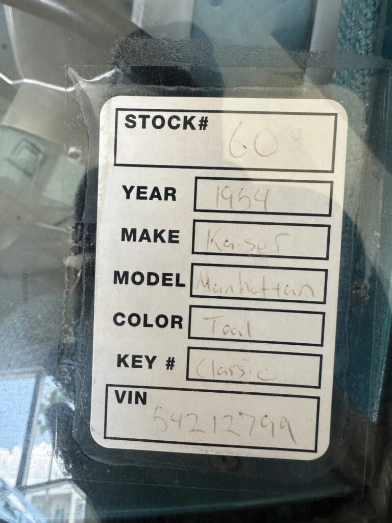 1954 Kaiser Manhattan