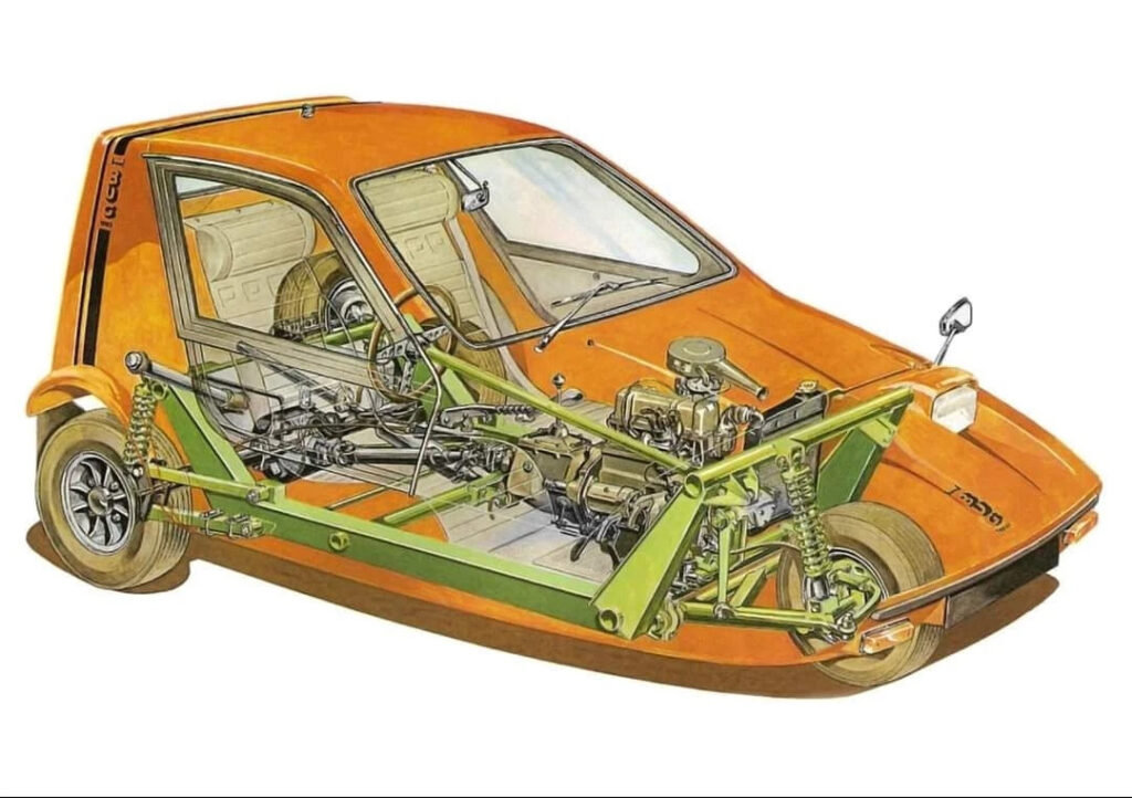 1970 Reliant bond bug Hatchback Orange  Manual