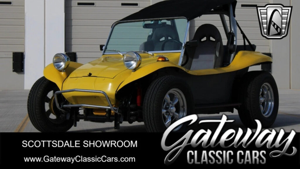 Yellow 1958 Volkswagen Custom Coupe Manual