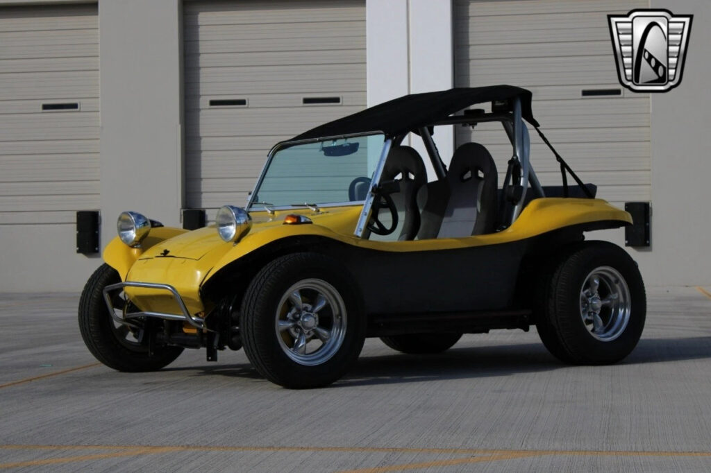 Yellow 1958 Volkswagen Custom Coupe Manual