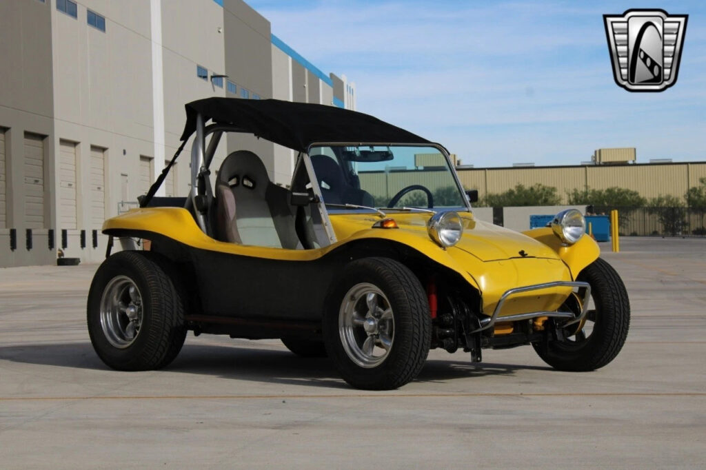 Yellow 1958 Volkswagen Custom Coupe Manual