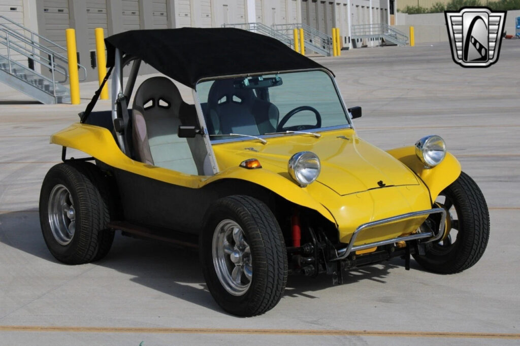 Yellow 1958 Volkswagen Custom Coupe Manual