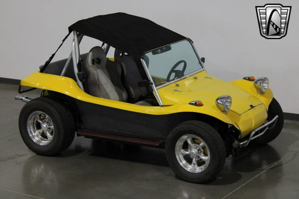 Yellow 1958 Volkswagen Custom Coupe Manual