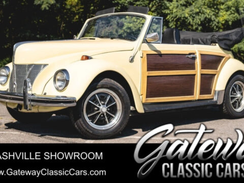 Yellow 1969 Volkswagen Beetle Convertible 1600 CC  4-Speed Manual for sale