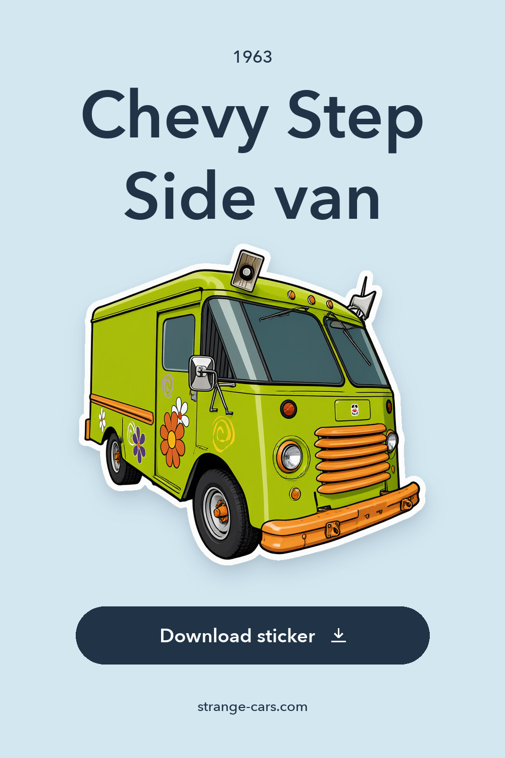1963 Chevy Step Side van sticker preview
