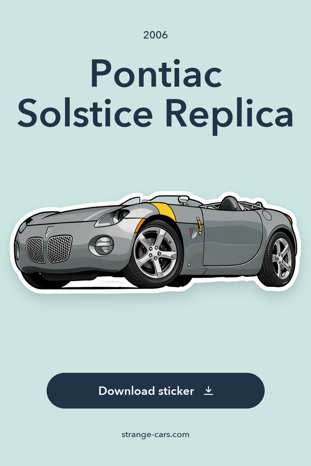 2006 Pontiac Solstice Replica sticker preview