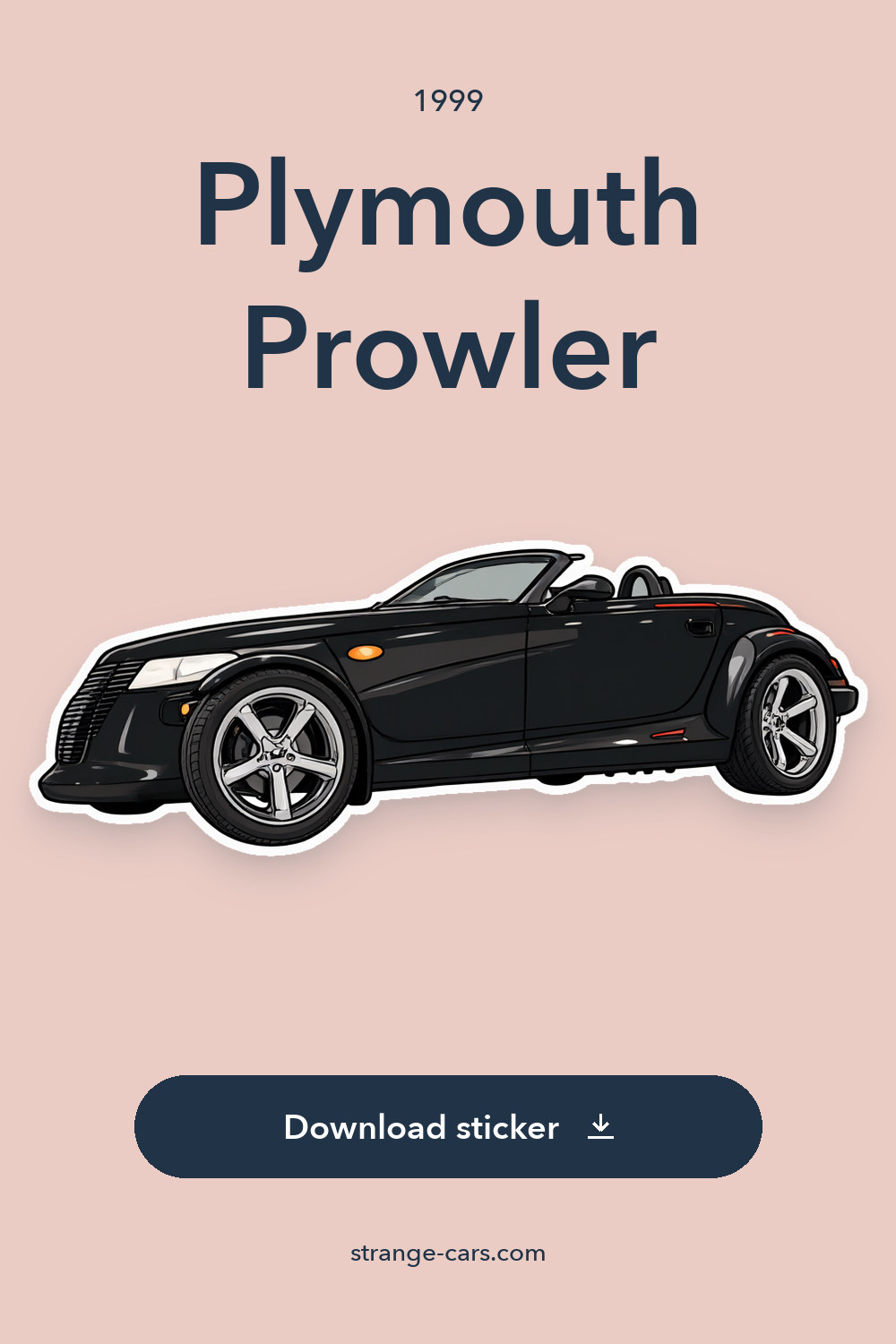 1999 Plymouth Prowler sticker preview