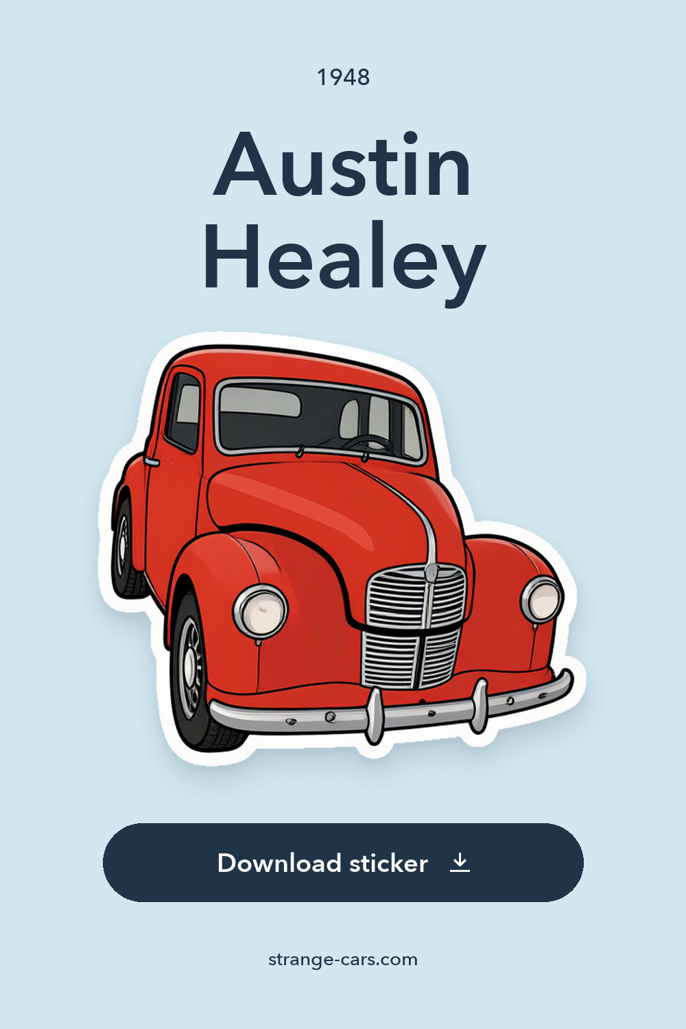 1948 Austin Healey sticker preview