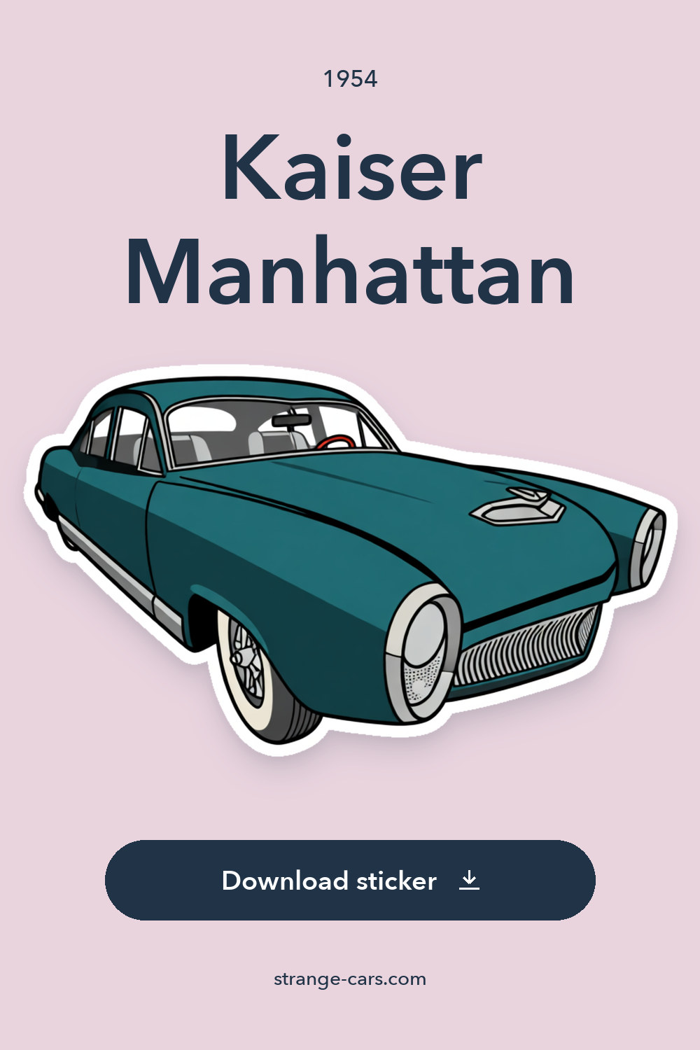 1954 Kaiser Manhattan sticker preview
